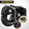 Nilight Pintle Hook Hitch with Mounting Kit 30,000 lbs, Fits