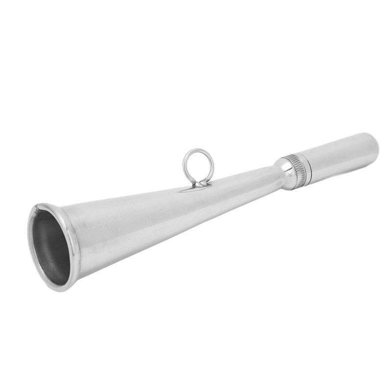 Fog Horn Removable Mouthpiece Stainless Steel Clear Sound Lightweight Portable