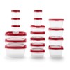 Rubbermaid Easy Find Lid 34 Piece Food Storage Container Set