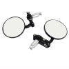 KEEPDSGN Universal Round Covex Mirrors For Cafe Racer Motorcycle Bar