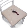 Uzitec Clear Plastic Dining Chair Cushion Protectors - Set of