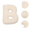 Perfeclan Letter Plush Pillow Decorative Throw Pillow Letter Hugging Throw