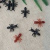 50 PCS Halloween Bugs,Plastic Spiders Halloween,Plastic Spiders,Plastic Bugs,Fake Spiders,Fake Spider,Bugs,Halloween