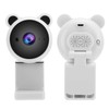 1080P Full HD Webcam, Cute USB Web Camera Builtin Microphone