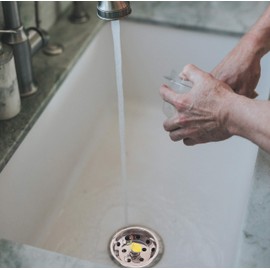 Kitchen Sink Strainer for Standard Drains - Drain Stopper With Fun Finish (Cow)