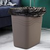 Yesdate 8 Gallon Black Trash Bags, Waste Bin Liners for