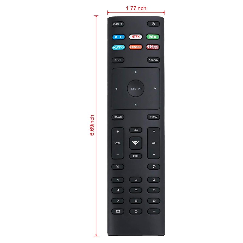 XRT136 Remote Replacement for All Vizio TV D24f-F1 D32f-F1 D43f-F1