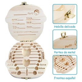 GeekerChip Tooth Storage Box for Boys and Girls, for Dental Storage and Fetal Hair Storage Box for Keepsake Gifts for Newborn Babies (Girls)