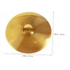 Kisangel Drum Cymbal Replacement Cymbal for Jazz Drums Lightweight Portable