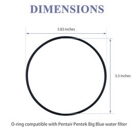 151122 O-Ring Water Filters for Pentair Pentek Big Bule Water Filters Housings (3 Pack)