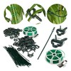 Relaxdays Plant Growing Supports, Stable Plant Clips, Twist Ties, Binding