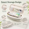 Telescopic Canvas Pencil Case for School & Office - Expandable