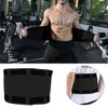Breathable Mesh Support Exercise Belt Adjustable Waistband Fitness Waist ProtectorBlack