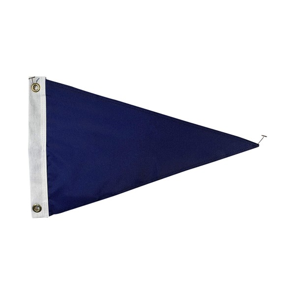 Blank Old Glory Blue Nylon Pennant Flags - Size 12x18"