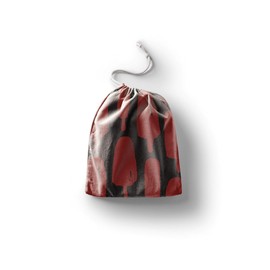 Le Jardin du Lin Bedruckte Baumwoll Taschen mit Kordelzug, Einkaufstasche, Beutel, Stoffsack, Stofftasche, Gemüsesack, Wiederverwendbare, Umweltfreundlich, Mehrzweck, Faltbar, Größe: 20x30 Cm