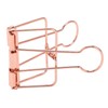 30Pcs Wire Binder Clips 2in Wide Hollow Out Strong Metal