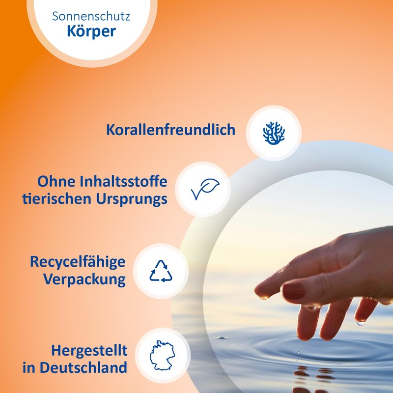 Ladvial Empfindliche und Normale Haut Sonnenschutz-Lotion LSF 50+ für den