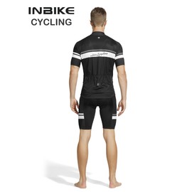INBIKE Men's Cycling Jerseys with Shorts - Mountain Bike Clothing - Gel Padded T-Shirt Suits (M)