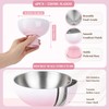 Pink Gradient 304 Stainless Steel Dessert Cup Set 4 Pack