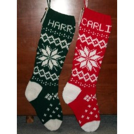Design Originals Pattern Only SNOWFLAKE #1 Christmas Stocking