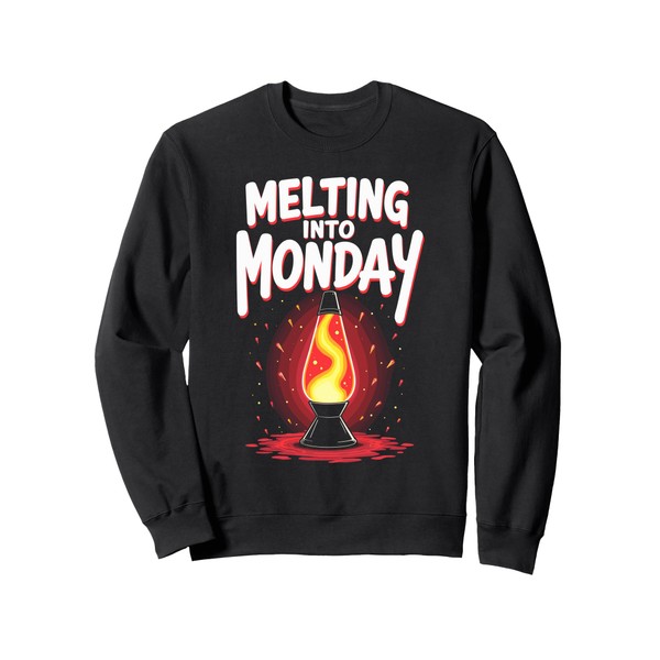 Lava Lamp Retro Aesthetic Psychedelic Groovy Vibes Sweatshirt