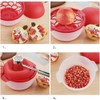 Pomegranate Peeler Silicone Pomegranate Deseeder with Bowl Pomegranate and Wood