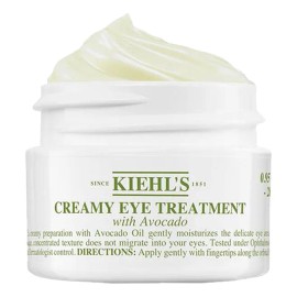 Kiehl’s Avocado Eye Treatment - Crema Contorno para Ojos Hidratante, Reduce Bolsas e Ilumina la Mirada. Con Aceite de Aguacate, Manteca de Karité, Beta Caroteno y Cafeína, 14 ml