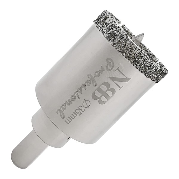 NBB Galvanised Diamond Drill Bit with Triangular Shaft Diamond Crown