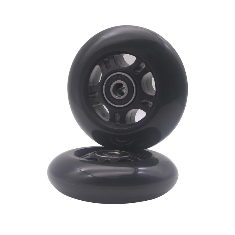 Fichanko Inline Skate Wheels, 72mm 76mm 80mm, 8 Pack with