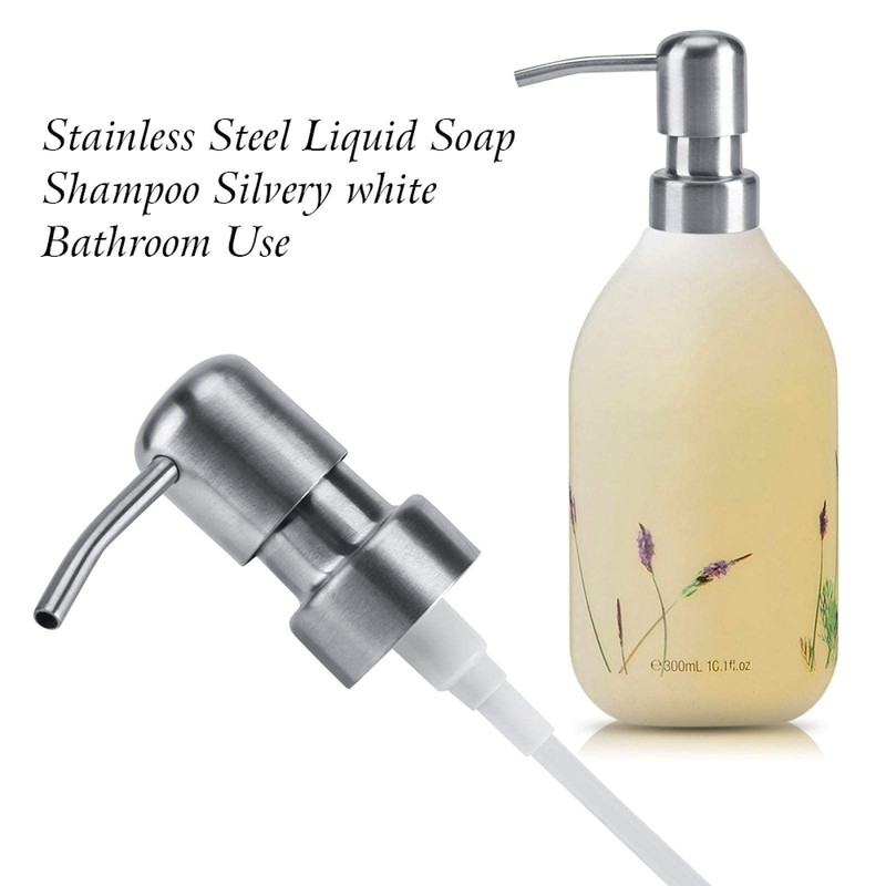 Alvinlite Soap Dispenser Pump Head Stainless Steel for 25 mm