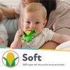 Nuby Mordedor Vegetal de Silicona, sin BPA, 3M, maíz