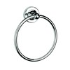 Croydex QM751541 Flexi-Fix Easy to Fit Wimborne Towel Ring, Chrome