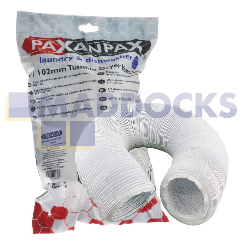 Paxanpax PLD1679 Universal Fitting Tumble Dryer Vent Hose (4m x