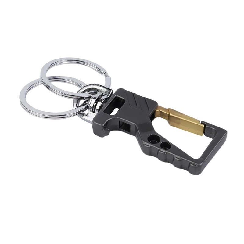 Ieron 2pcs Keychain Metal Keyring Bottle Opener Men'S Car Keychain