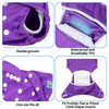 ALVABABY 6pcs Cloth Diaper Covers &1 Wet Dry Bag, Washable