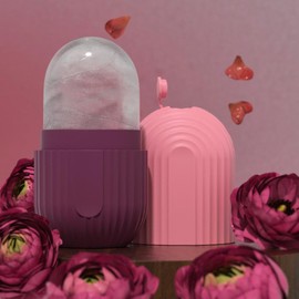 Molde de silicona Ice Roller Stripe - Ideal para aquellos que buscan beneficios para el cuidado de la piel y la belleza, eliminacin de arrugas, acn y 