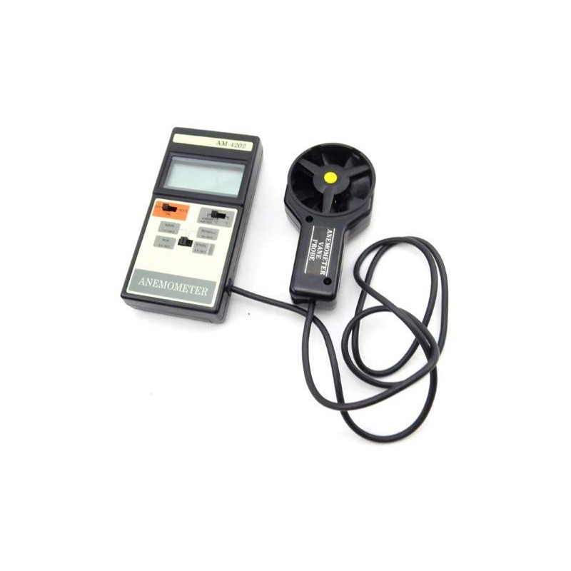 Digital Anemometer - Measures Wind Speed to 90 MPH, Temperature,