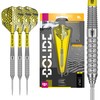 Target Darts Bolide Tungsten Soft Tip Darts Set, Yellow, 21G