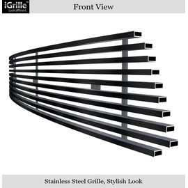 APS Compatible with 2012-2014 Camry Stainless Steel Black Bumper Billet Grille T66931J