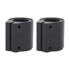 2pcs 1in High Temp Exhaust Clamp Aluminum Butt Joint Exhaust