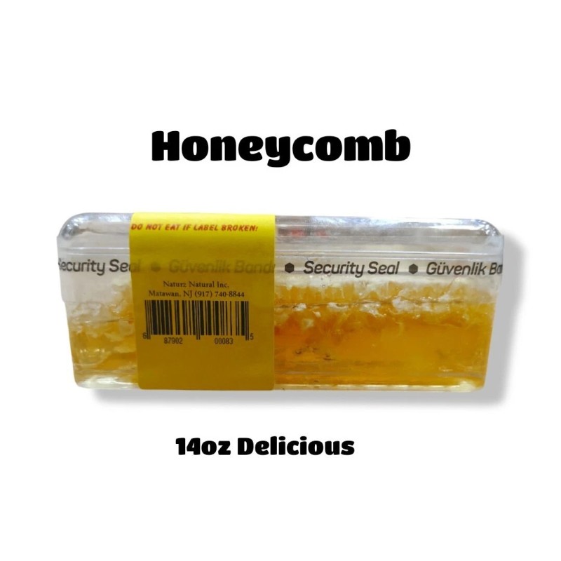 NATURZ BEEZ RAW HONEY COMB 14oz 400g 100% PURE NATURAL