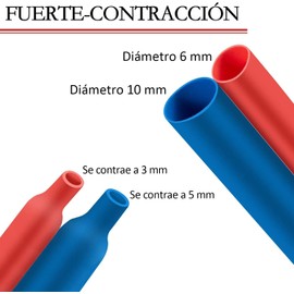 ELECTRIC CHOICE Kit de Tubos termocontraíbles 850PZS, Tubo de PE/EVA, Tubos retráctiles con Caja, Contracción de 2:1, 5 Colores,12 Tamaños, para Juntas de Aislamiento eléctrico