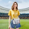 Oraben Clear Bag Stadium Approved 12x6x12 Tote Bag with Removable