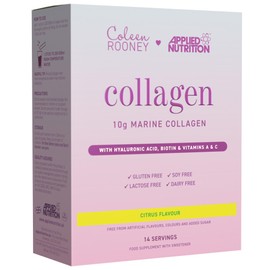 Applied Nutrition - Coleen Rooney - Marine Collagen - Anti-Aging Formula - Best Skin Rejuvenation - Best Joint Support - Radiant Complexion - (14 Sachets - 12.5g Each) (Citrus)