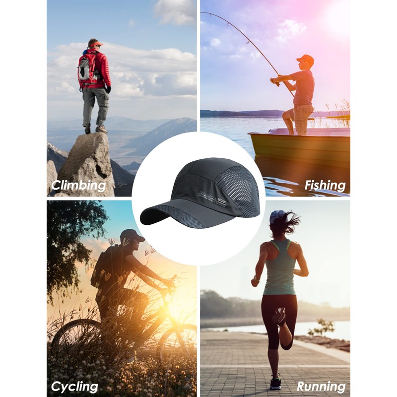 AIEOE Breathable Outdoor Cap, Thin, Lightweight and Quick-Drying Baseball Cap,