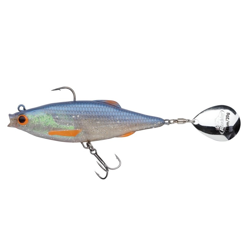 Berkley Pulse Realistic Flash; Soft Plastic Fishing Lure with Spinner
