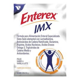 Enterex - Imx Polvo, Sobre De 131g Sabor Vainilla Latte                                                                                               