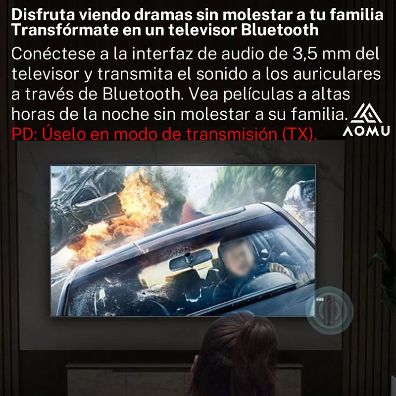 Receptor Bluetooth 5.0 Para Auto Música Audio Estéreo Adaptador 3.5mm