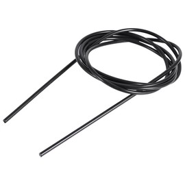 Alomejor Bicycle Brake Wire, Shift Cable, Bike, Replacement, 6.6 ft (2 m), For Bicycles, Bicycle Cables, Roads, MTB, Etc., Brake Wire, 5 Colors (0.2 inch (4 mm) Shift Cable - Black)