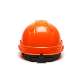 Pyramex Ridgeline Cap Style Hard Hat 4 Point Ratchet Hi-Vis Orange